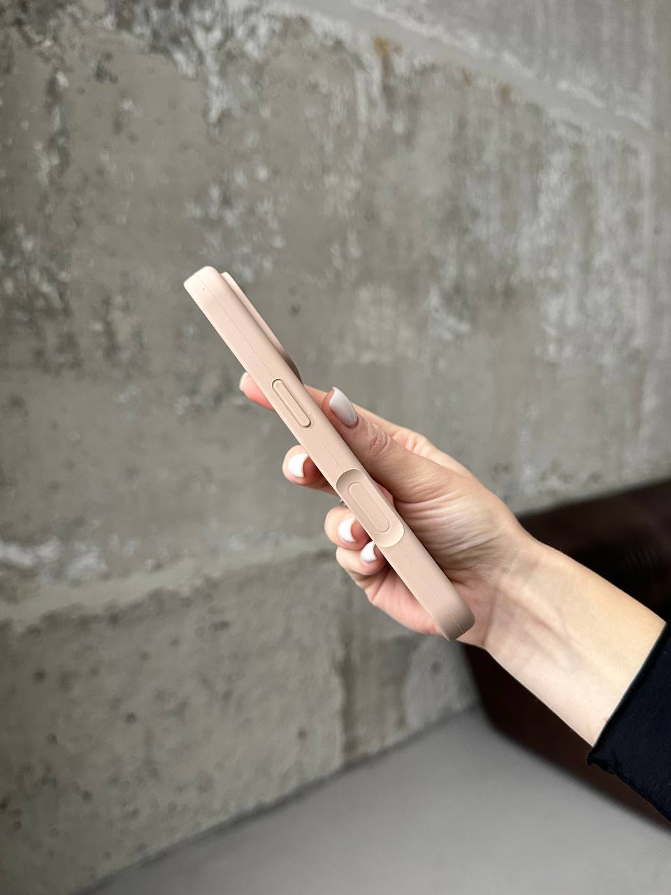 Чохол Silicone case з відкритою камерою на iPhone 17 Desert (44)