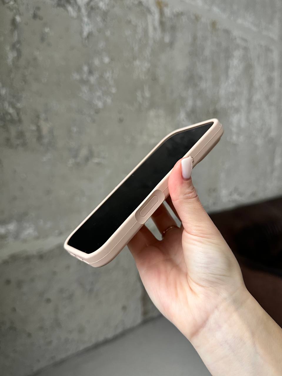 Чохол Silicone case з відкритою камерою на iPhone 17 Desert (44)