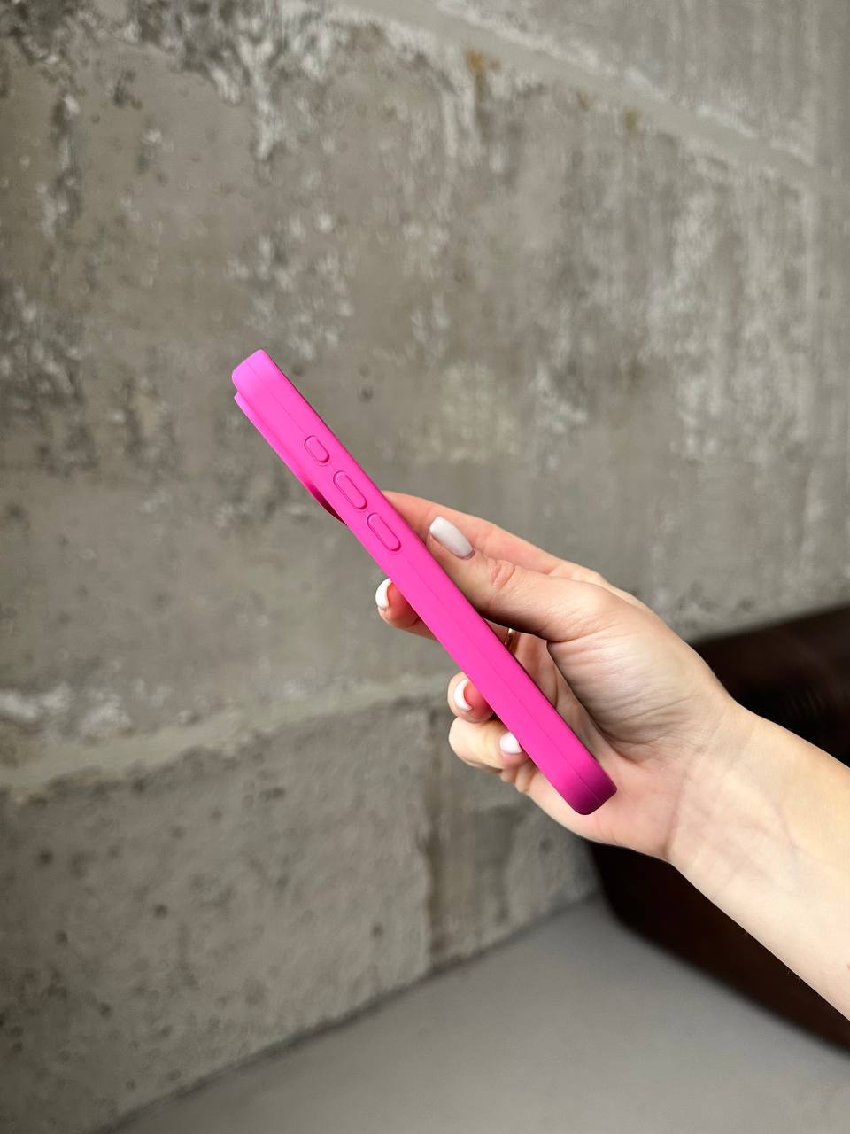 Чохол Silicone case з відкритою камерою на iPhone 17 Dragon Fruit (13)