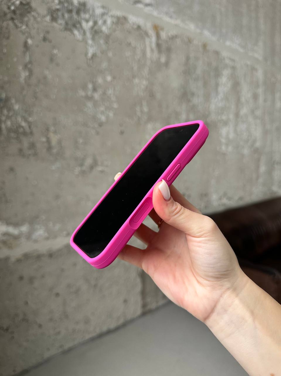 Чохол Silicone case з відкритою камерою на iPhone 17 Dragon Fruit (13)