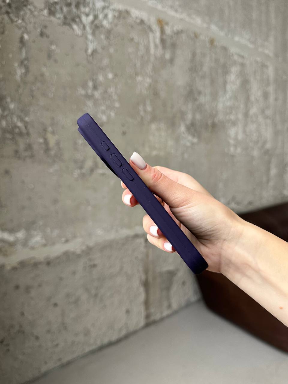 Чохол Silicone case з відкритою камерою на iPhone 17 Pro Elderberry (32)