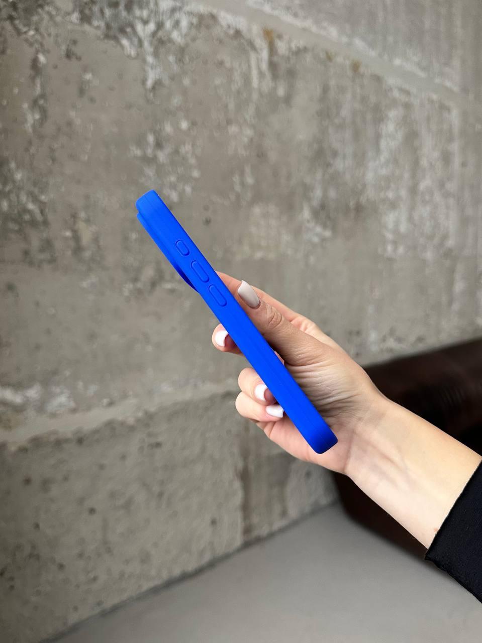 Чохол Silicone case з відкритою камерою на iPhone 17 Electric Blue (29)