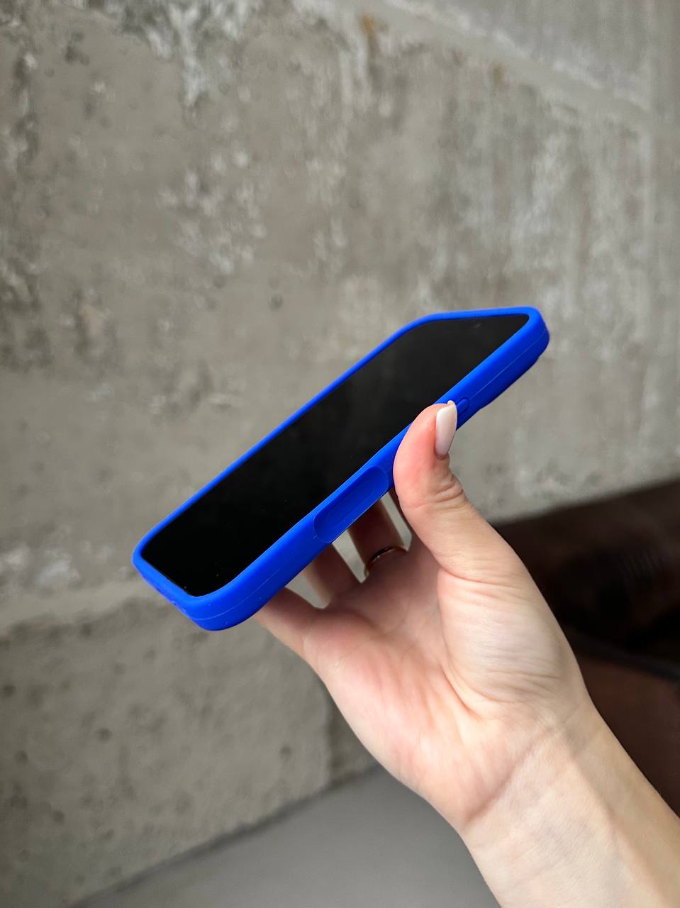 Чохол Silicone case з відкритою камерою на iPhone 17 Electric Blue (29)