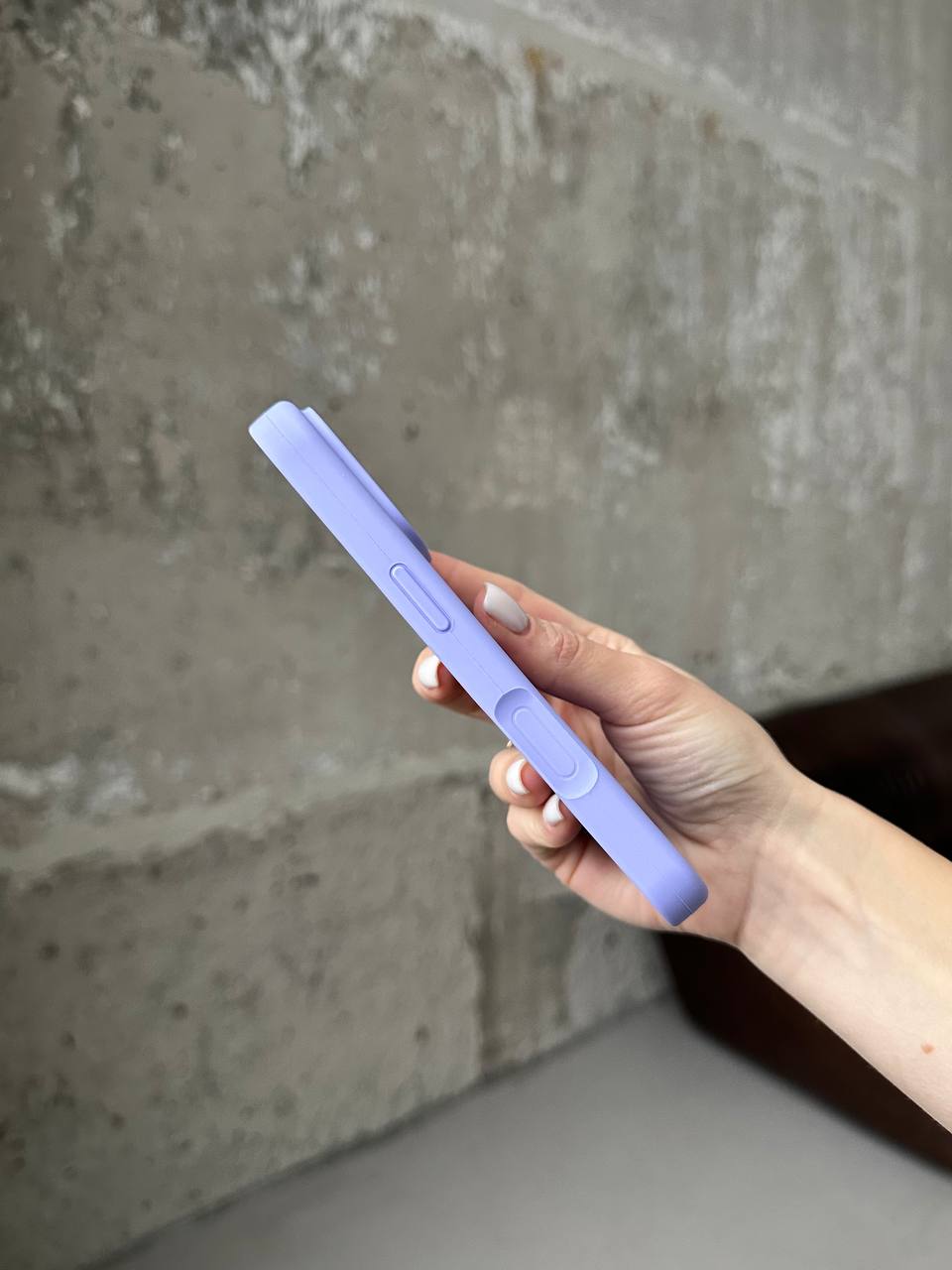 Чехол Silicone case с открытой камерой на iPhone 17 Pro Elegant Purple (23)