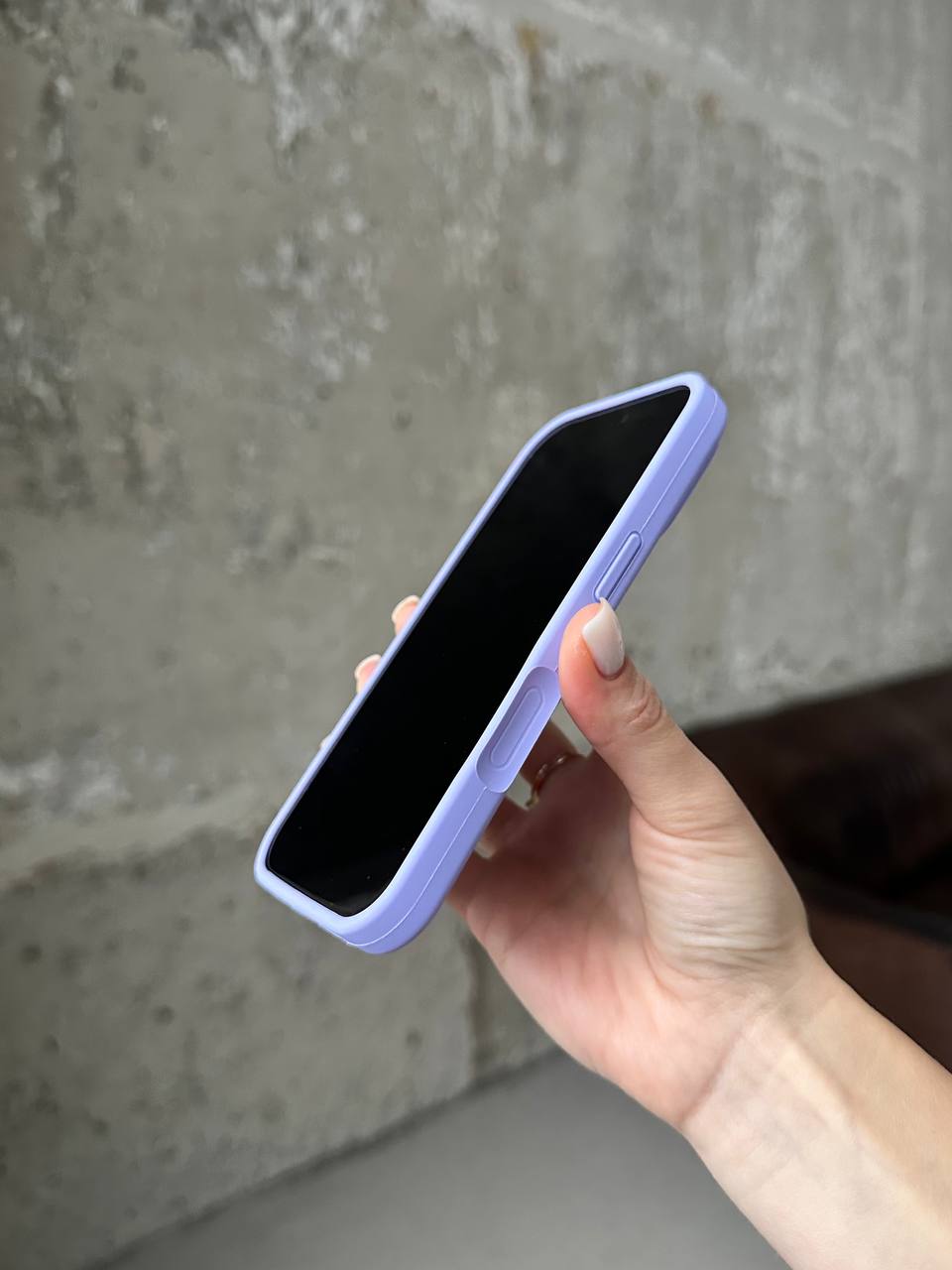 Чехол Silicone case с открытой камерой на iPhone 17 Pro Elegant Purple (23)