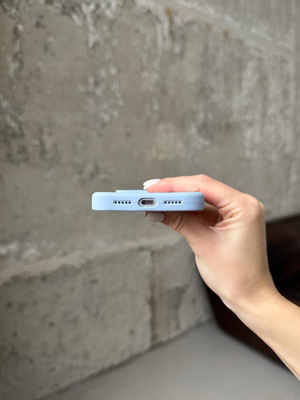 Чехол Silicone case с открытой камерой на iPhone 17 Pro Lilac (05)