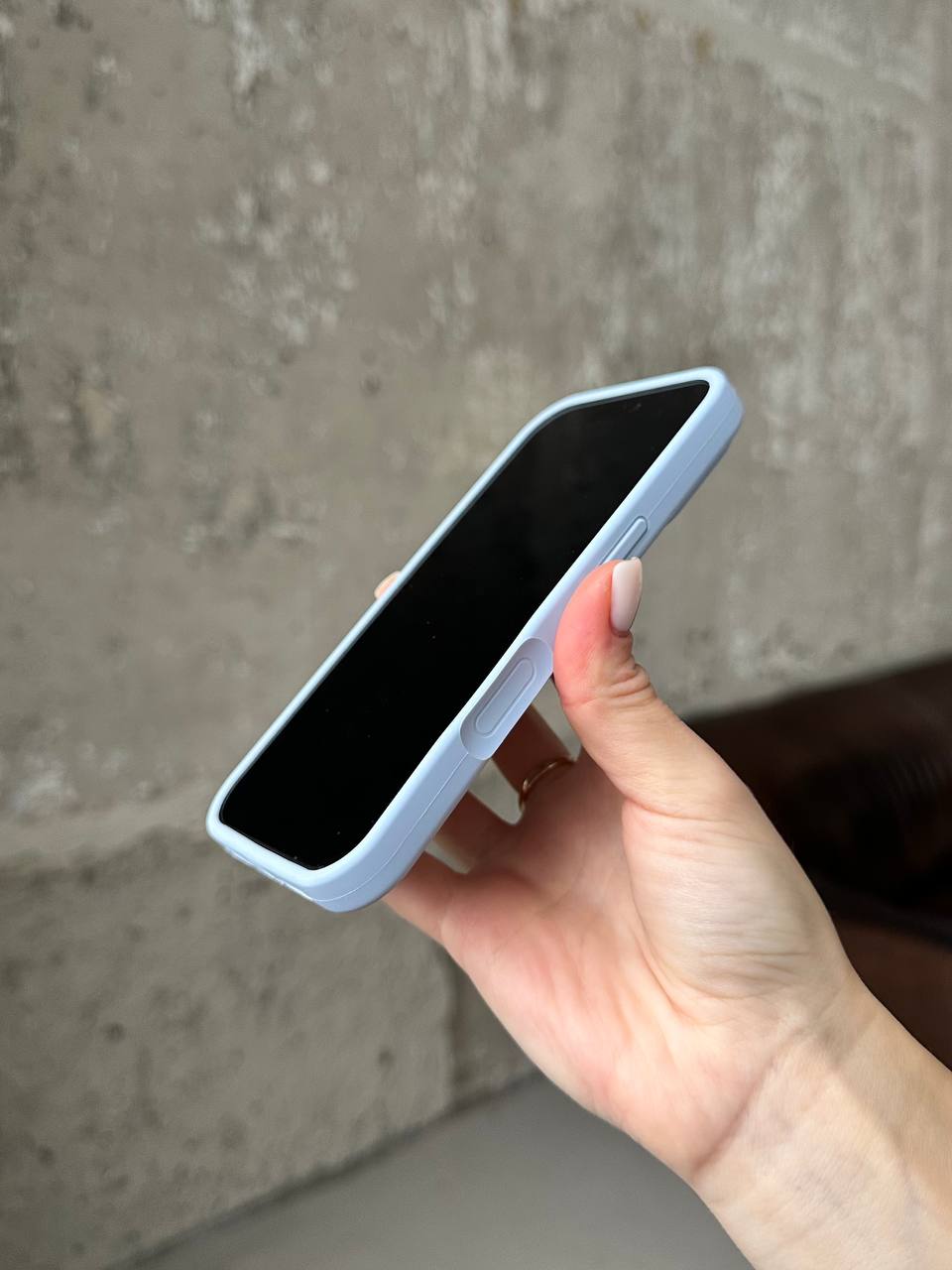 Чехол Silicone case с открытой камерой на iPhone 17 Pro Lilac (05)