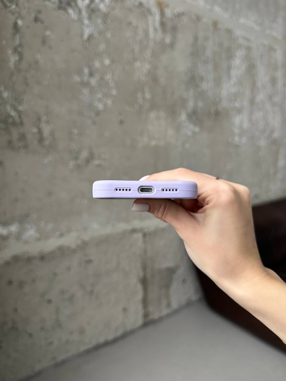 Чохол Silicone case з відкритою камерою на iPhone 17 Pro Lilac Purple (25)