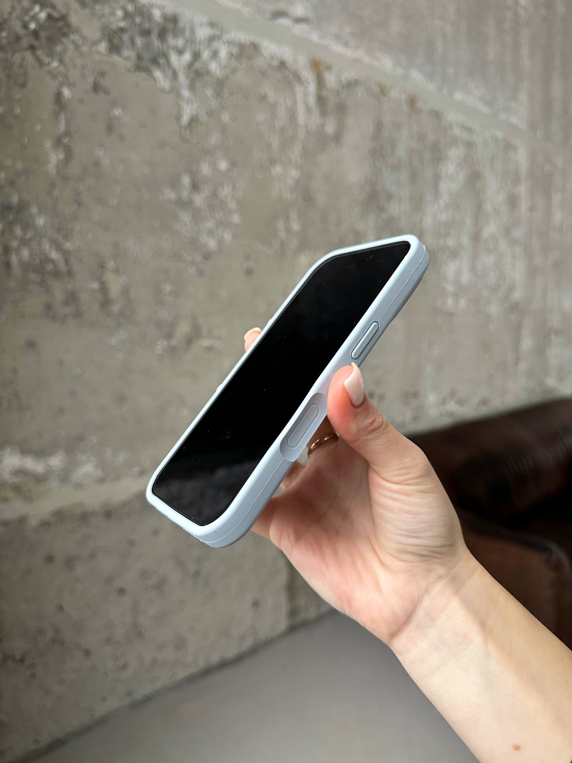 Чохол Silicone case з відкритою камерою на iPhone 17 Mist Blue (19)