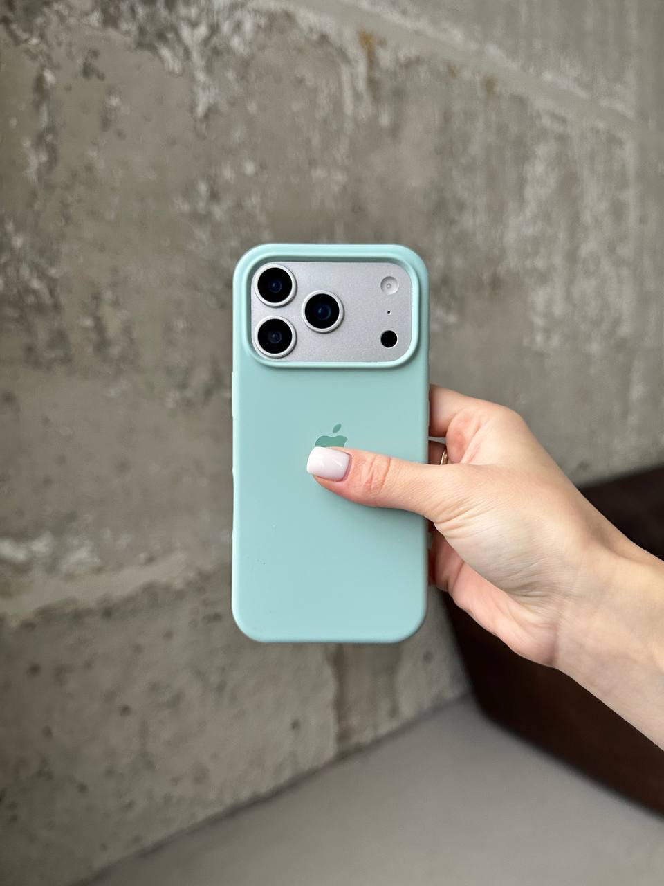 Чохол Silicone case з відкритою камерою на iPhone 17 Pro Turquoise (31)