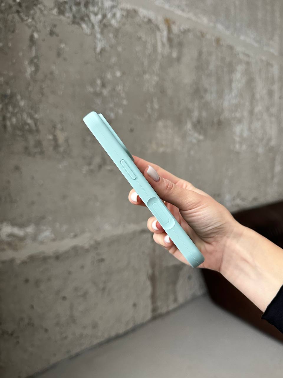 Чохол Silicone case з відкритою камерою на iPhone 17 Turquoise (31)
