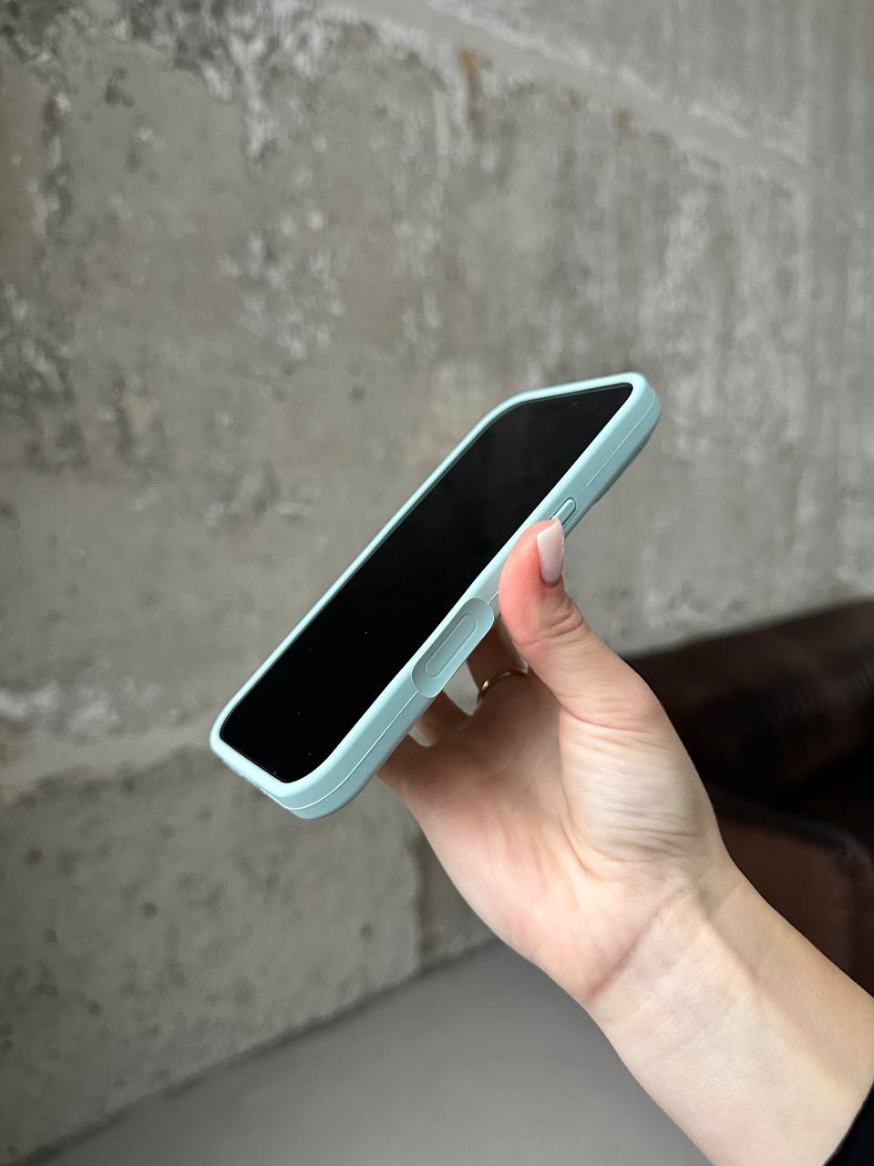 Чохол Silicone case з відкритою камерою на iPhone 17 Turquoise (31)