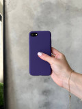 Чехол Silicone case с открытой камерой на iPhone SE 2020/2022 Amethyst (21)