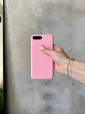Чохол Silicone case з відкритою камерою на iPhone 7+/8+ Baby Pink (06)