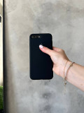 Чохол Silicone case з відкритою камерою на iPhone 7+/8+ Black (01)