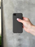 Чехол Silicone case с открытой камерой на iPhone 7/8 Cocoa (22)