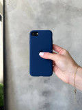 Чехол Silicone case с открытой камерой на iPhone 7/8 Deep Navy (30)