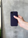 Чехол Silicone case с открытой камерой на iPhone 7/8 Elderberry (32)