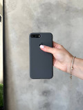 Чохол Silicone case з відкритою камерою на iPhone 7+/8+ Graphite (24)