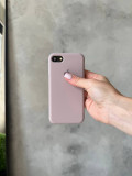 Чехол Silicone case с открытой камерой на iPhone 7/8 Lavander (08)