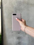 Чохол Silicone case з відкритою камерою на iPhone 7+/8+ Lavander (08)