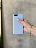 Чохол Silicone case з відкритою камерою на iPhone 7+/8+ Lilac (05)