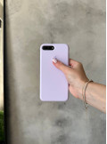 Чохол Silicone case з відкритою камерою на iPhone 7+/8+ Lilac Purple (25)