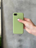 Чехол Silicone case с открытой камерой на iPhone 7/8 Mint Gum (39)