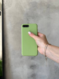 Чохол Silicone case з відкритою камерою на iPhone 7+/8+ Mint Gum (39)