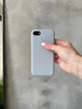 Чехол Silicone case с открытой камерой на iPhone 7/8 Mist Blue (19)