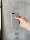 Чехол Silicone case с открытой камерой на iPhone 7/8 Pebble (14)