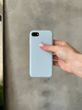 Чехол Silicone case с открытой камерой на iPhone 7/8 Sky Blue (33)