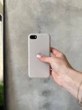 Чехол Silicone case с открытой камерой на iPhone 7/8 Stone (15)