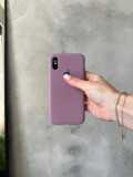 Чохол Silicone case з відкритою камерою на iPhone XS Max Blueberry (20)