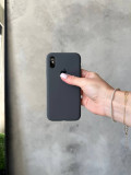 Чохол Silicone case з відкритою камерою на iPhone XS Max Graphite (24)