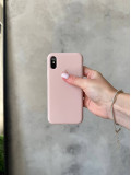 Чохол Silicone case з відкритою камерою на iPhone XS Max Pink Sand (26)