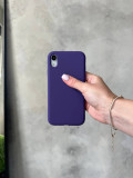 Чохол Silicone case з відкритою камерою на iPhone XR Amethyst (21)