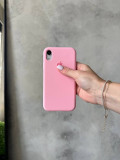Чохол Silicone case з відкритою камерою на iPhone XR Baby Pink (06)