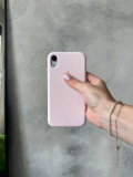 Чохол Silicone case з відкритою камерою на iPhone XR Chalk Pink (27)