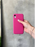 Чохол Silicone case з відкритою камерою на iPhone XR Dragon Fruit (13)