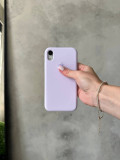 Чохол Silicone case з відкритою камерою на iPhone XR Lilac Purple (25)