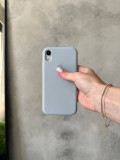 Чохол Silicone case з відкритою камерою на iPhone XR Mist Blue (19)
