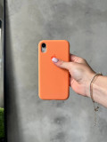 Чохол Silicone case з відкритою камерою на iPhone XR Papaya (40)