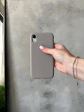 Чохол Silicone case з відкритою камерою на iPhone XR Pebble (14)