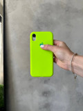 Чохол Silicone case з відкритою камерою на iPhone XR Shiny Green (34)