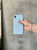 Чохол Silicone case з відкритою камерою на iPhone XR Sky Blue (33)