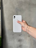 Чохол Silicone case з відкритою камерою на iPhone XR White (03)