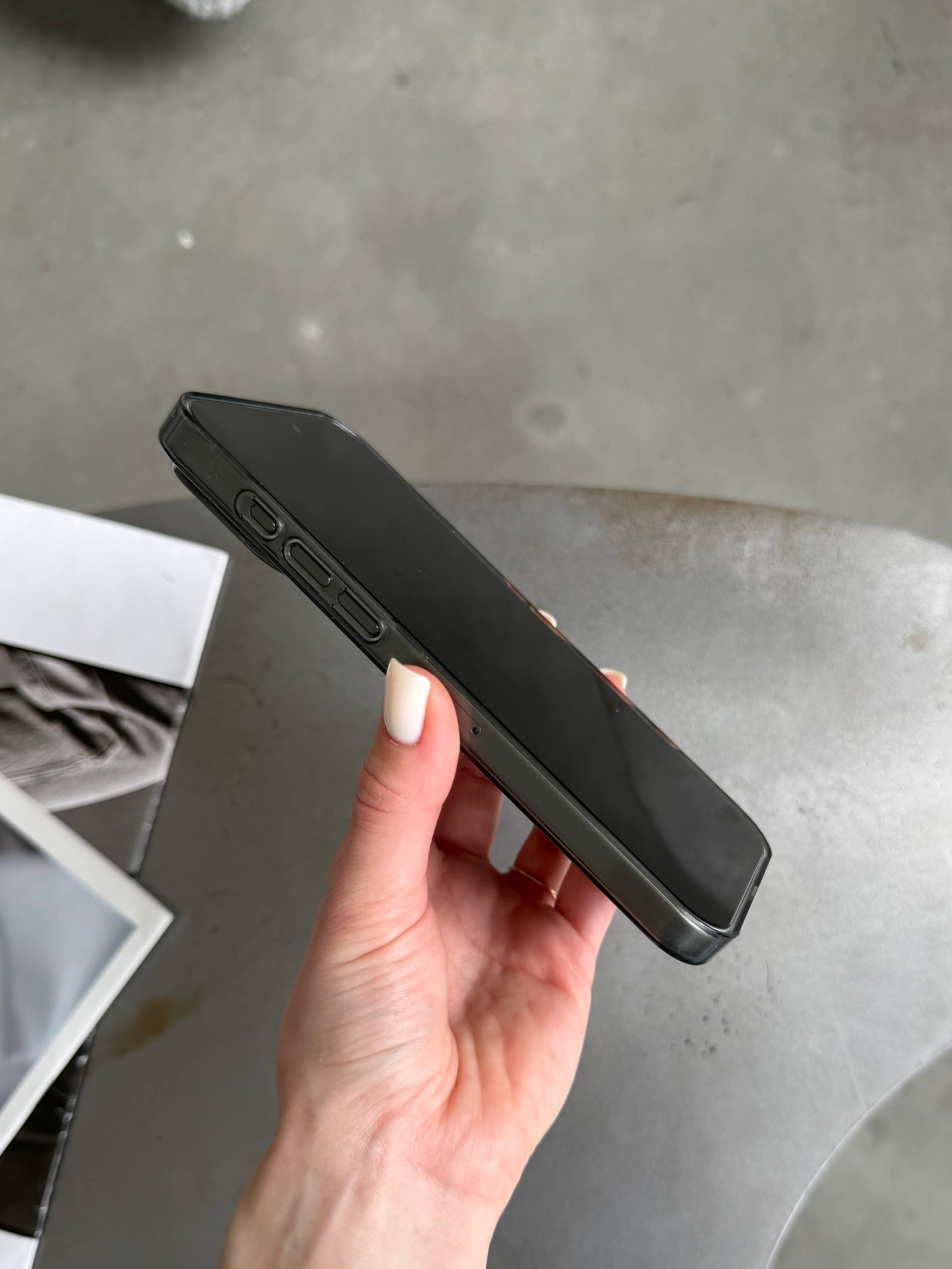 Чехол прозрачный Crystal case с Magsafe на iPhone 17 Pro Max Black