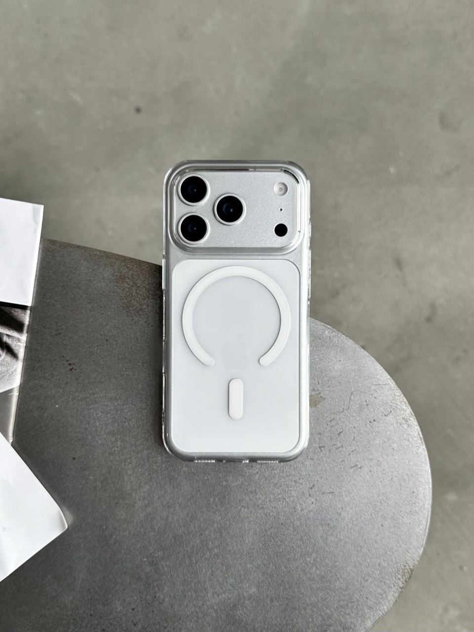 Чехол прозрачный Crystal case с Magsafe на iPhone 17 Pro Max