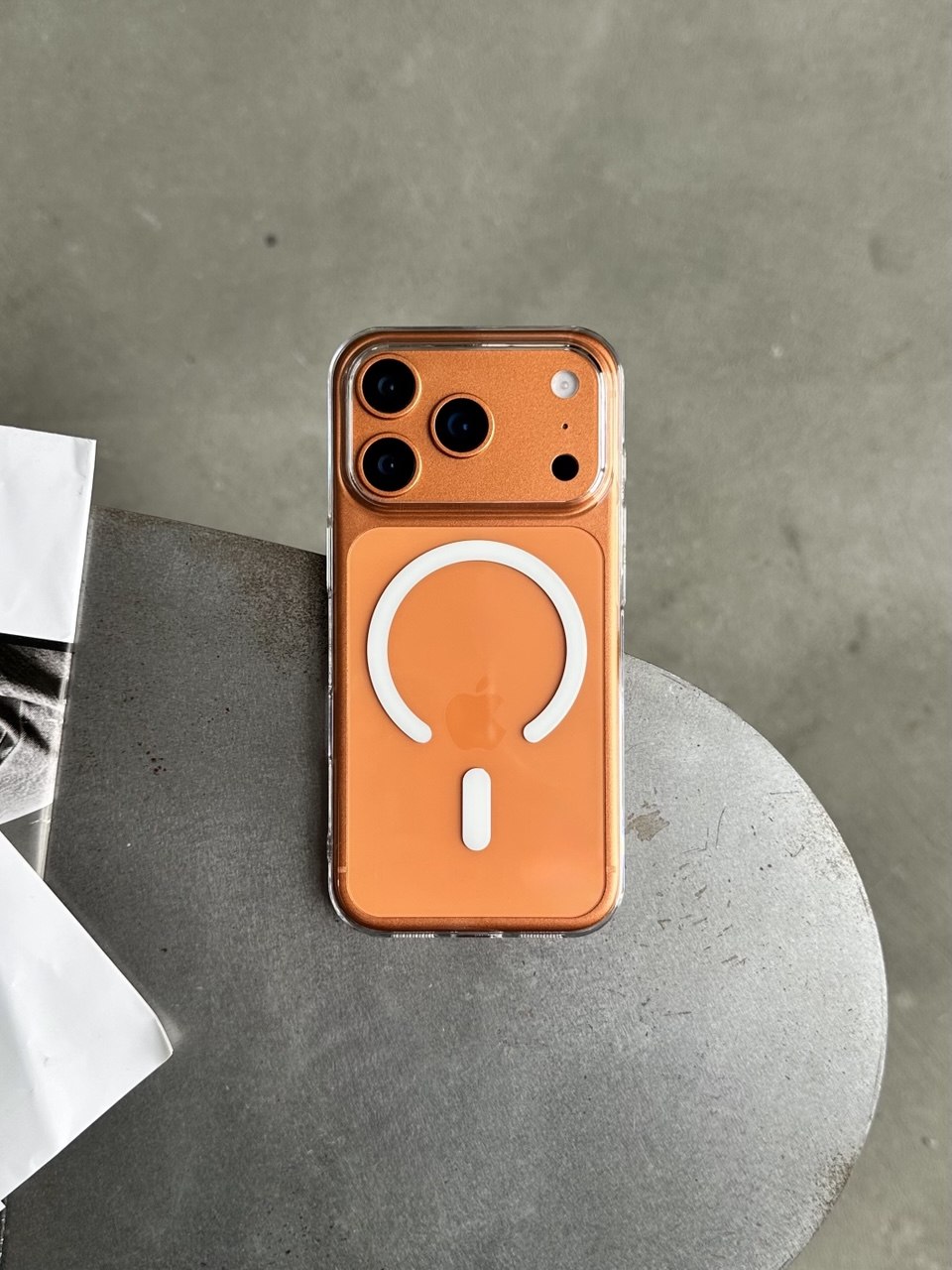Чохол прозорий Crystal case з Magsafe на iPhone 17 Pro